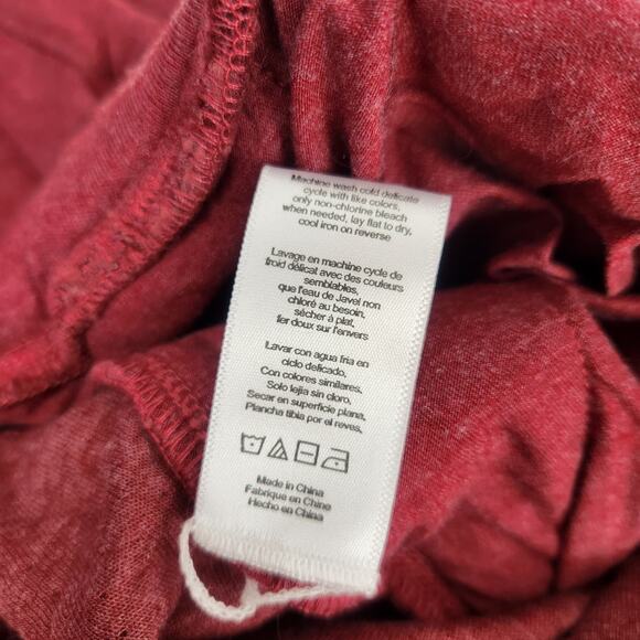 Lunya Lahgo Restore Double Faced Pant Sweatpant Jogger Red Size Large NWOT - Picture 9 of 10